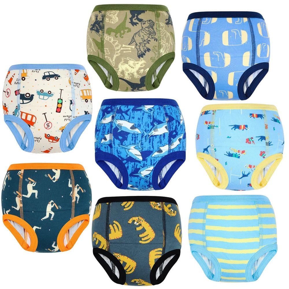 MooMoo Baby training underwear with a 6-layer structure for strong absorption.