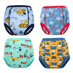 MooMoo Baby training underwear with six-layer absorption for reduced leaks.
