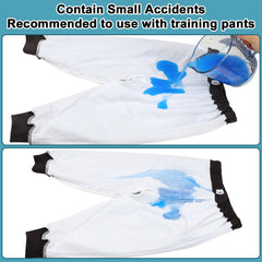 MooMoo Baby potty training pants with absorbent layer for daytime protection.