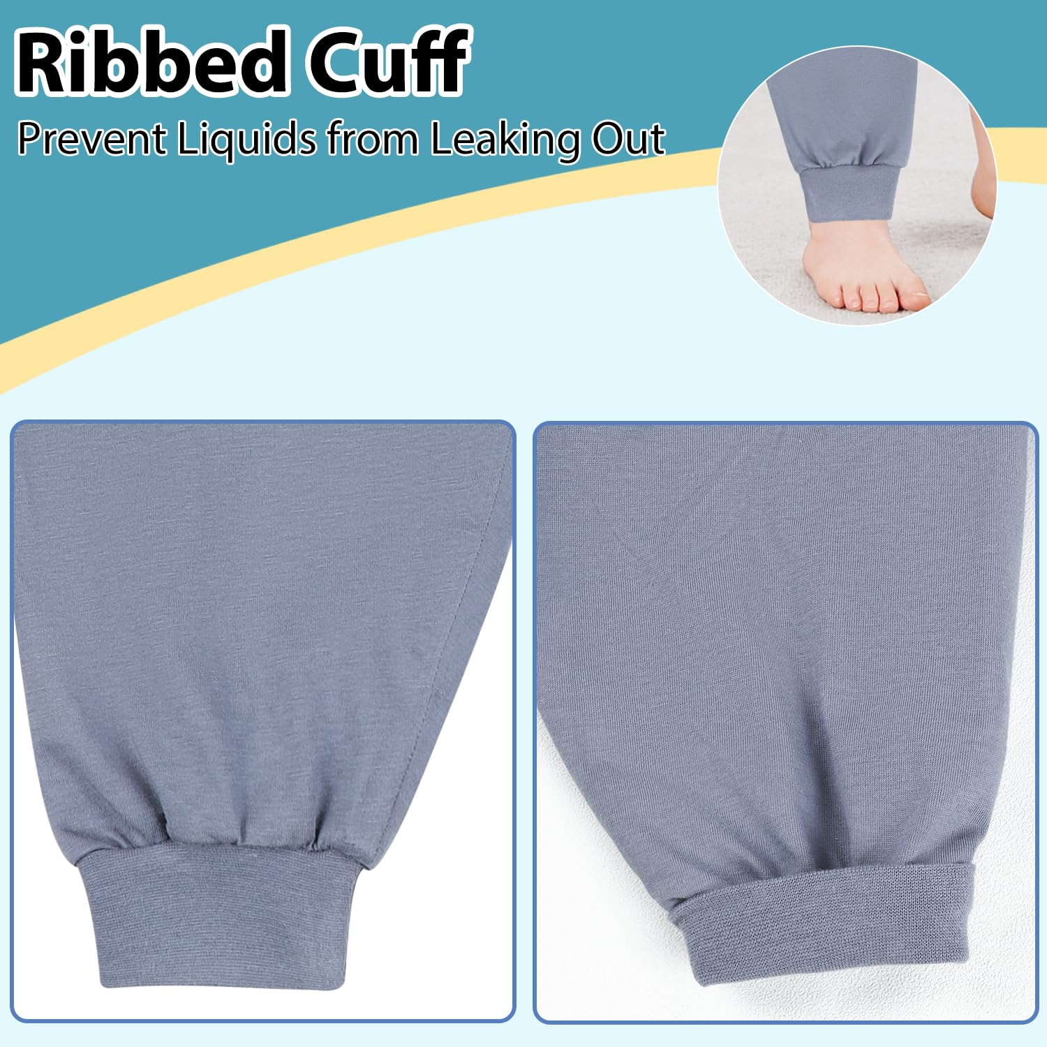MooMoo Baby soft cotton outer layer offers breathable comfort.