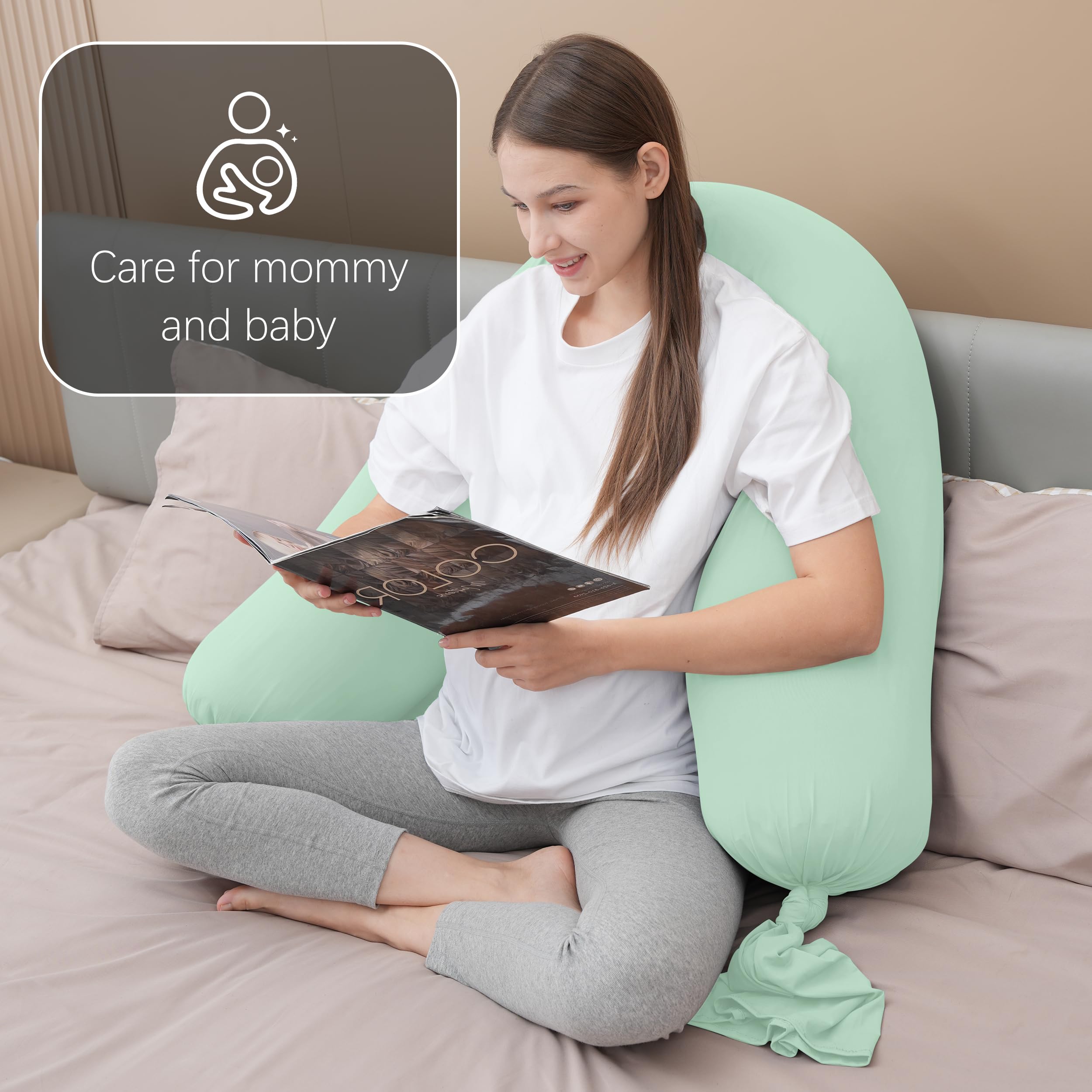 MOON PARK pregnancy pillow makes a thoughtful gift for expectant parents