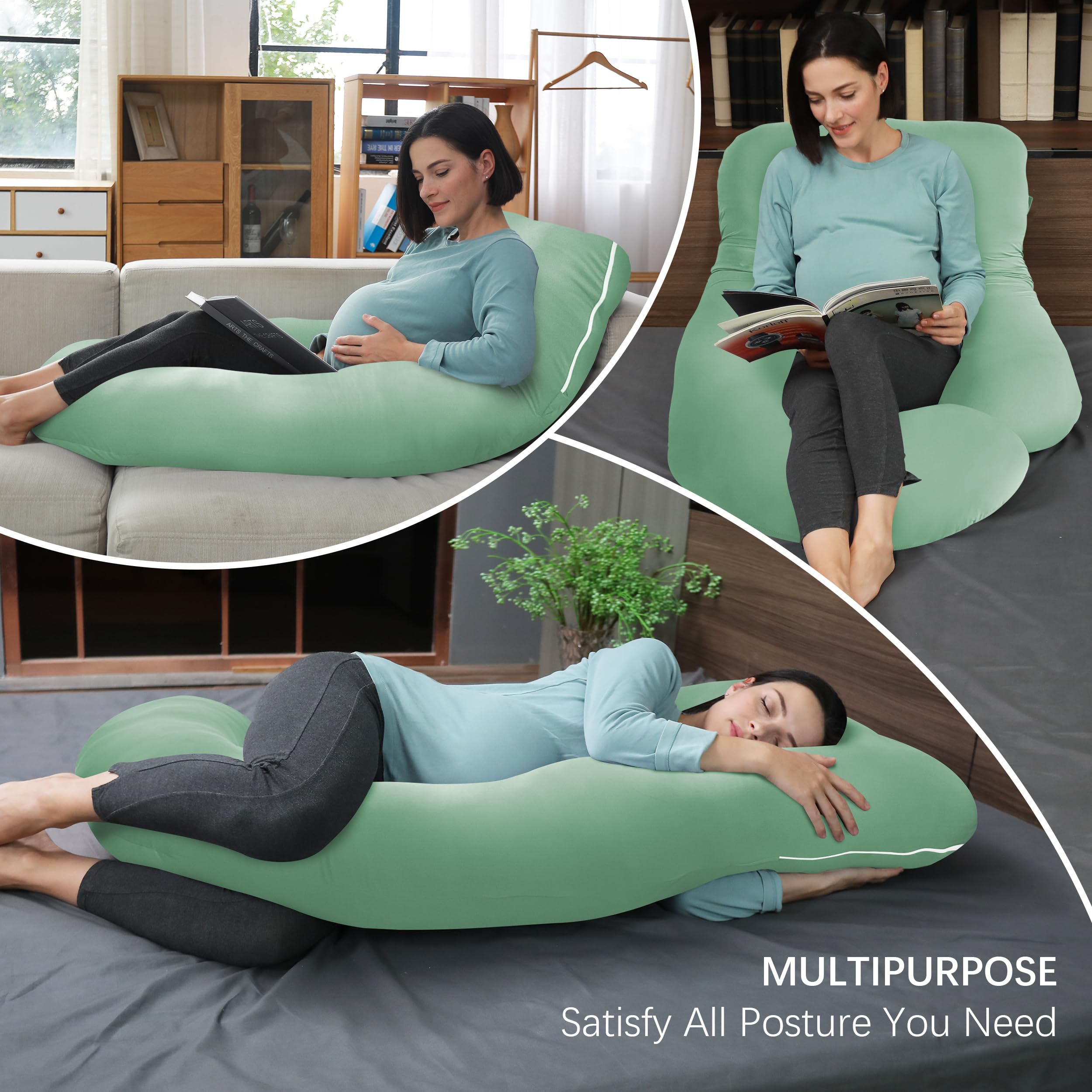 MOON PARK pillow supports legs and knees to reduce pressure during sleep.