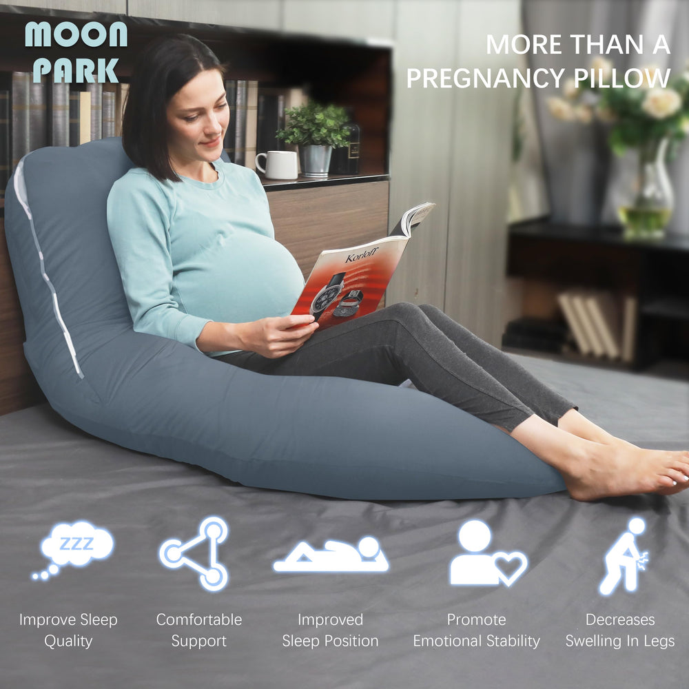 MOON PARK pillow used for nursing and reading in bed