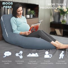 MOON PARK pillow used for nursing and reading in bed