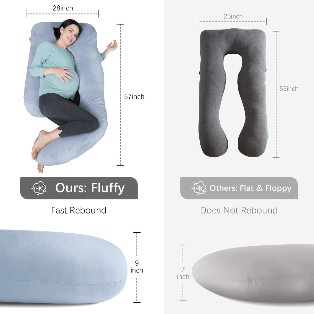 Moon Park full-body pillow creates a cloud-like sleeping experience for side and back sleepers.