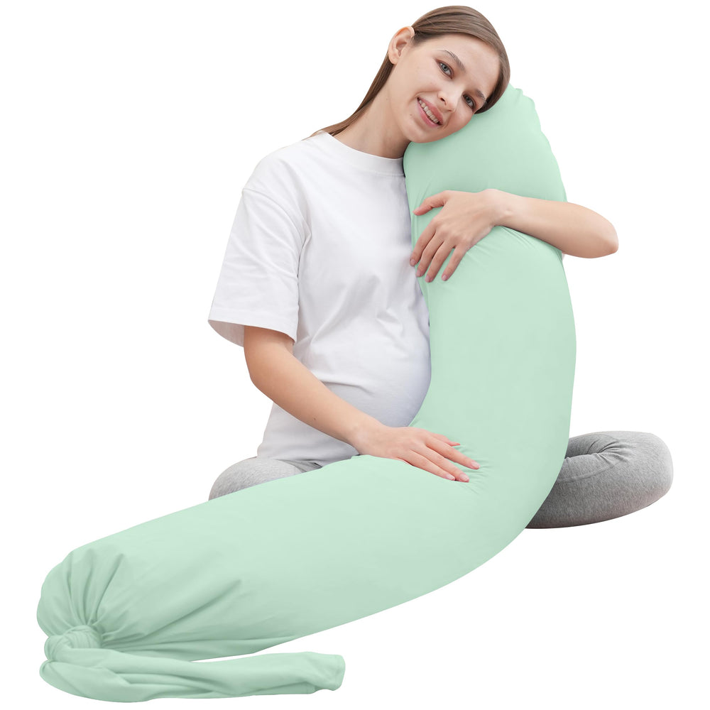 MOON PARK pregnancy pillow with removable cover for easy cleaning