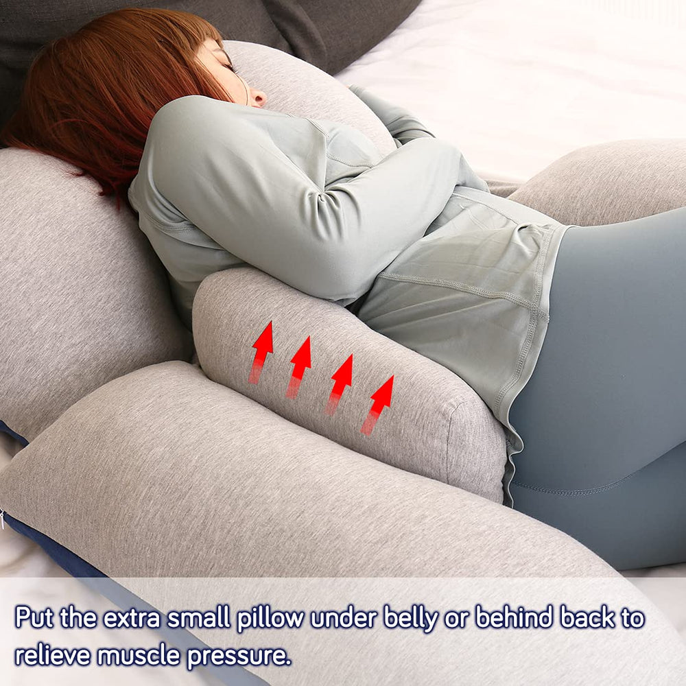 MOON PINE pillow with zippered cover is easy to clean.