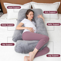 Moon Pine versatile-multi-functional-pillow supports sleeping, reading, nursing, and lounging.