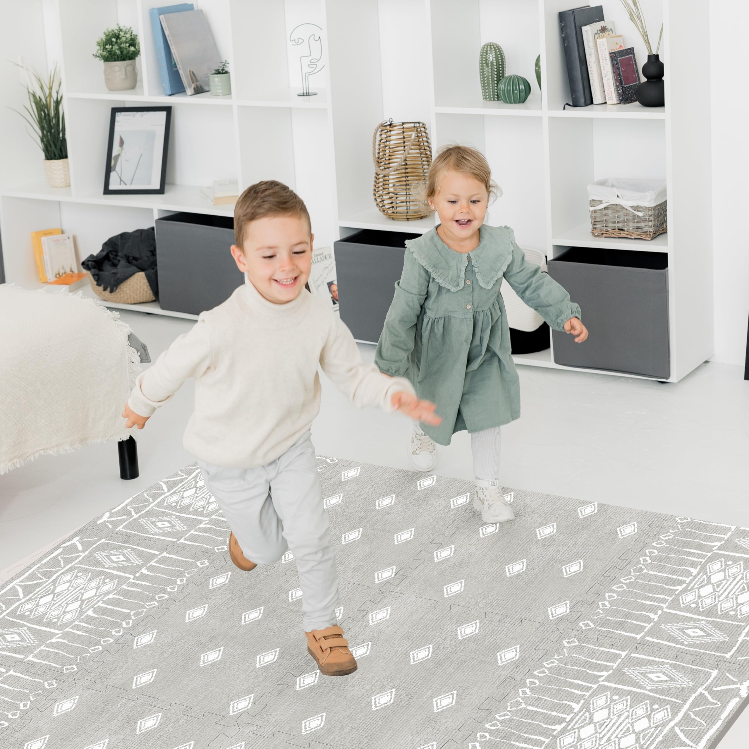 Moon Walkers Ash Starlight playmat stain-resistant surface in use