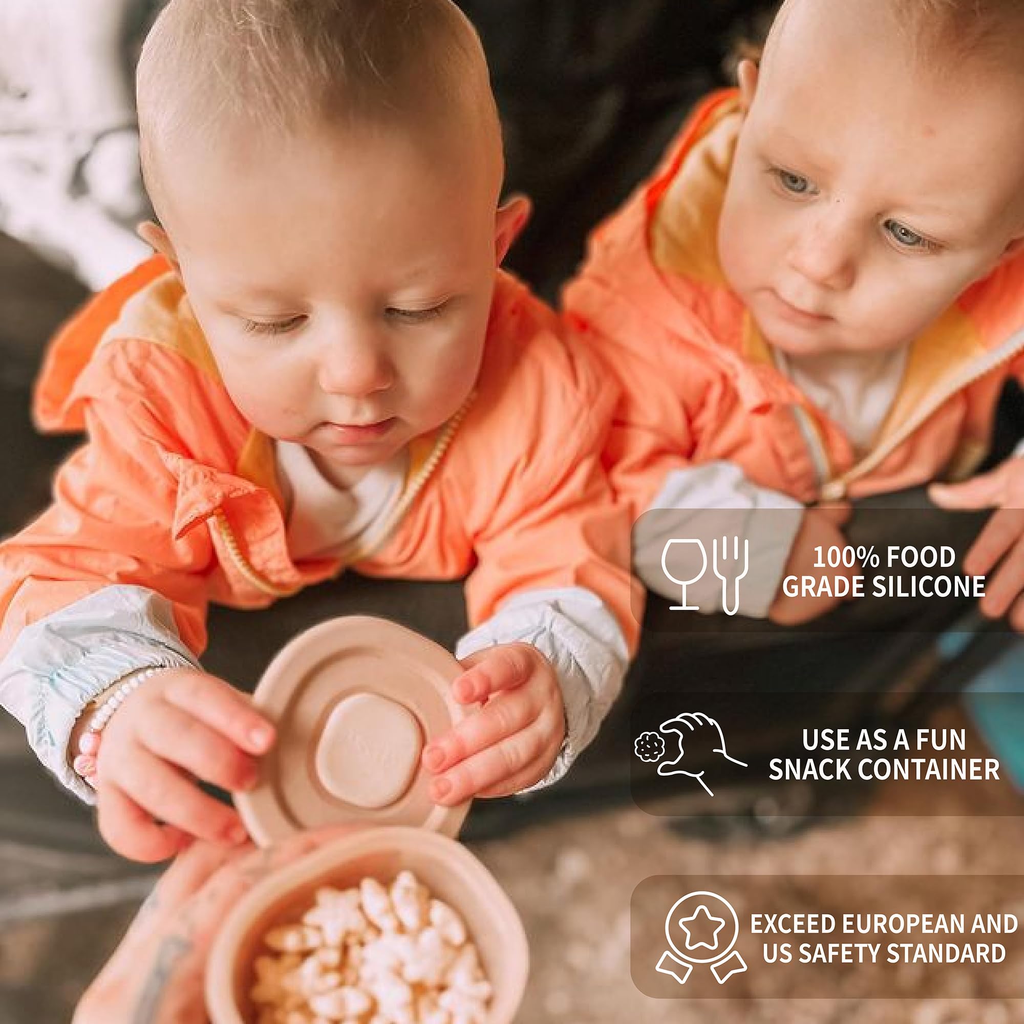 Moonkie airtight double-seal lids keep food fresh and leak-free.