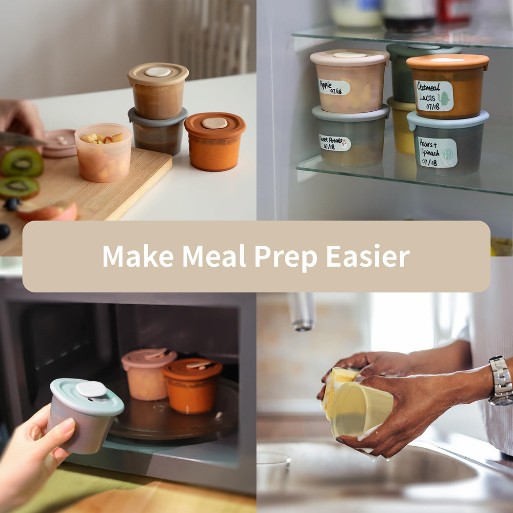 Moonkie containers shown in microwave-safe use for reheating meals
