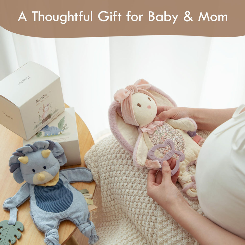 Moonkie gift-ready box makes a thoughtful baby shower present.