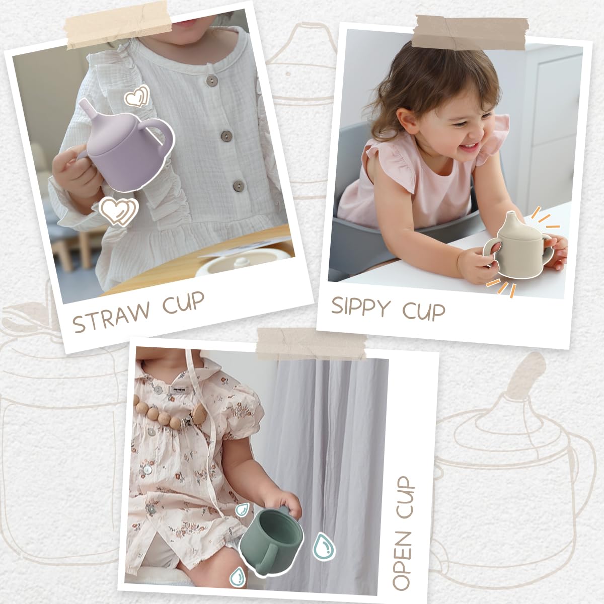 Moonkie leak-proof double-seal lid prevents spills during playtime