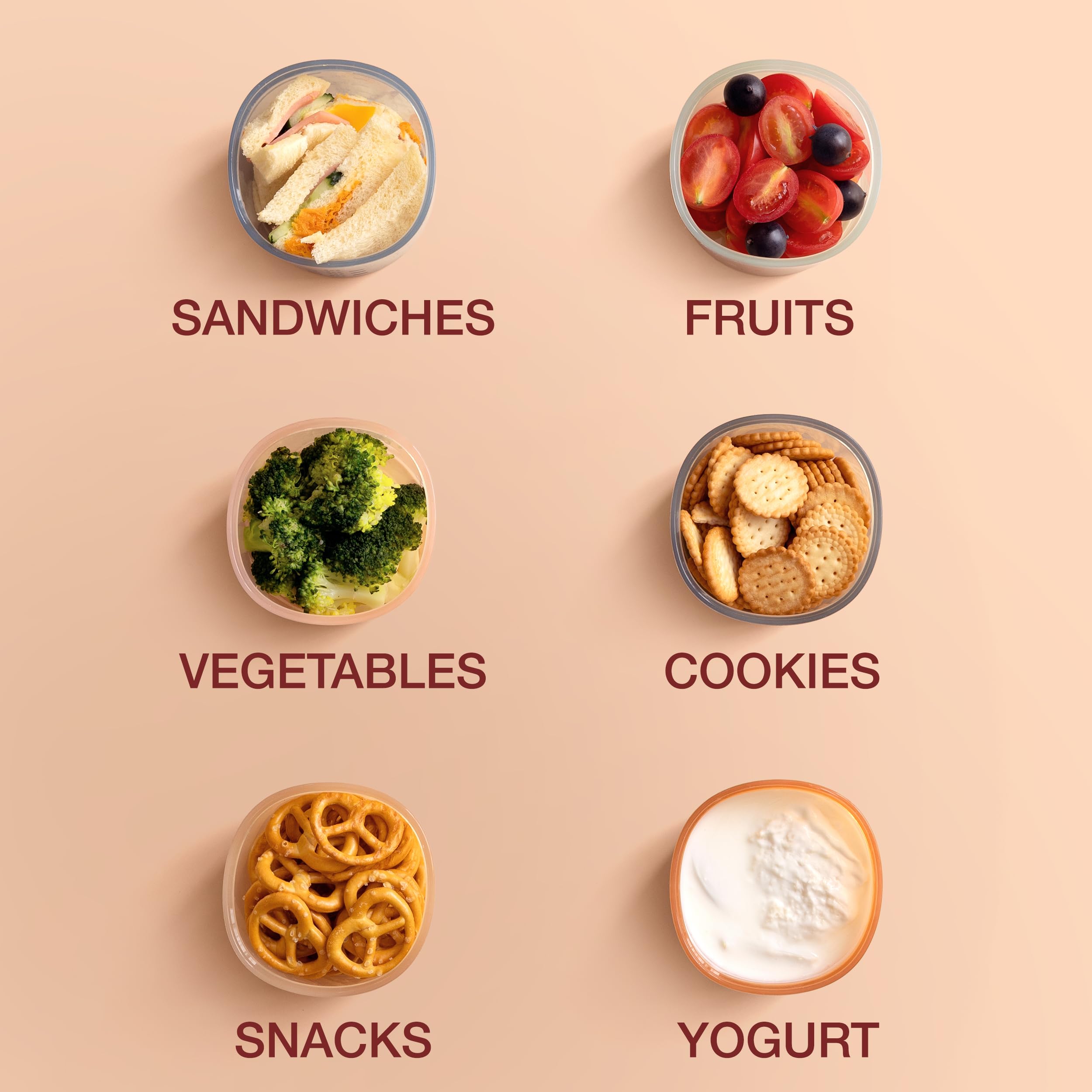 Moonkie 8oz jars support portion control with clear measurements