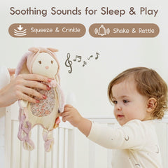 Moonkie removable teether attachment is BPA-free silicone and easy to clean.