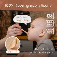 Moonkie spoons are dishwasher safe and boil-proof for easy cleaning.