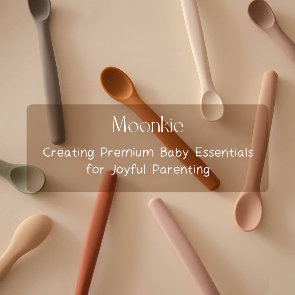 Moonkie self-feeding support encourages independent eating at mealtimes.