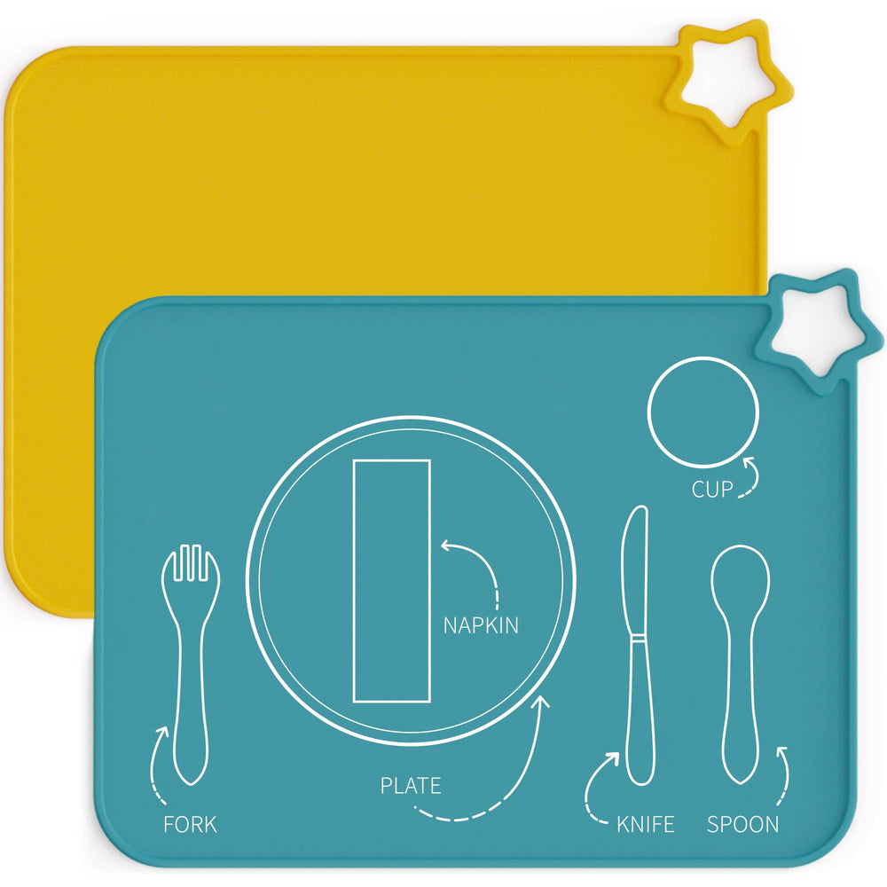 Moonkie design-kid placemat keeps meals neat and contained.