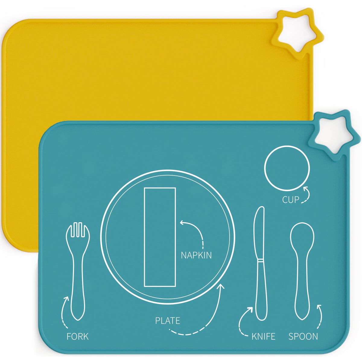 Moonkie design-kid placemat keeps meals neat and contained.