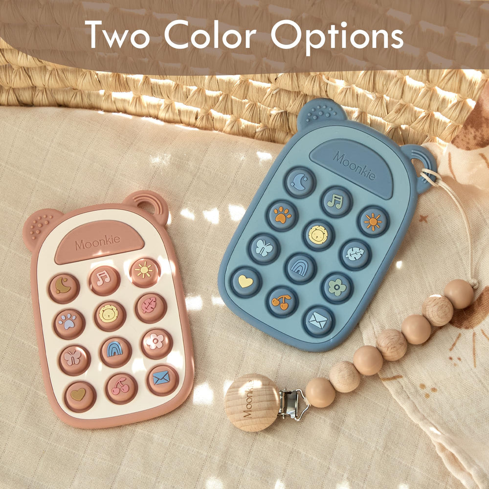 Moonkie teether safe, BPA-free on-the-go use