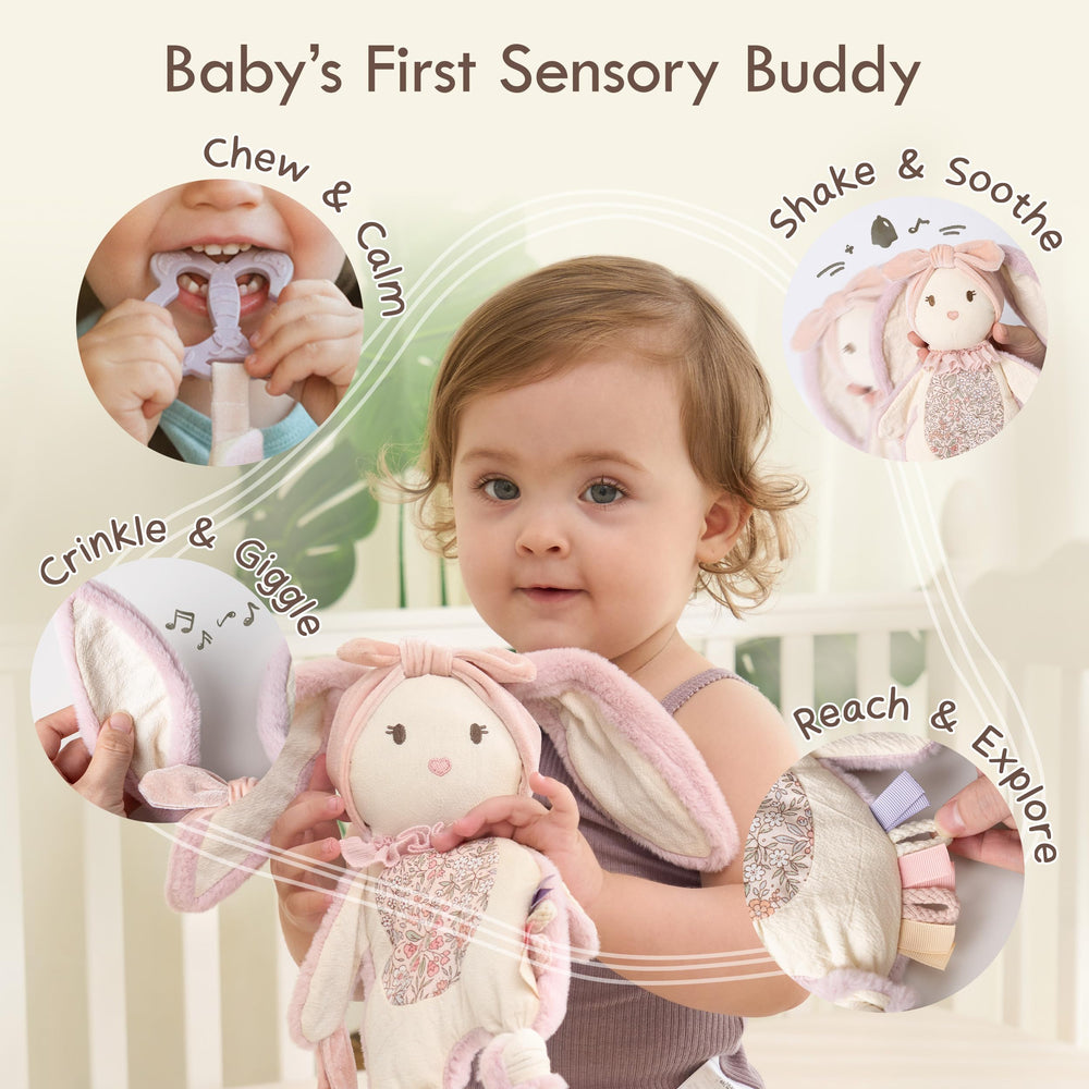 Moonkie soft minky velour front creates plush cuddling comfort.