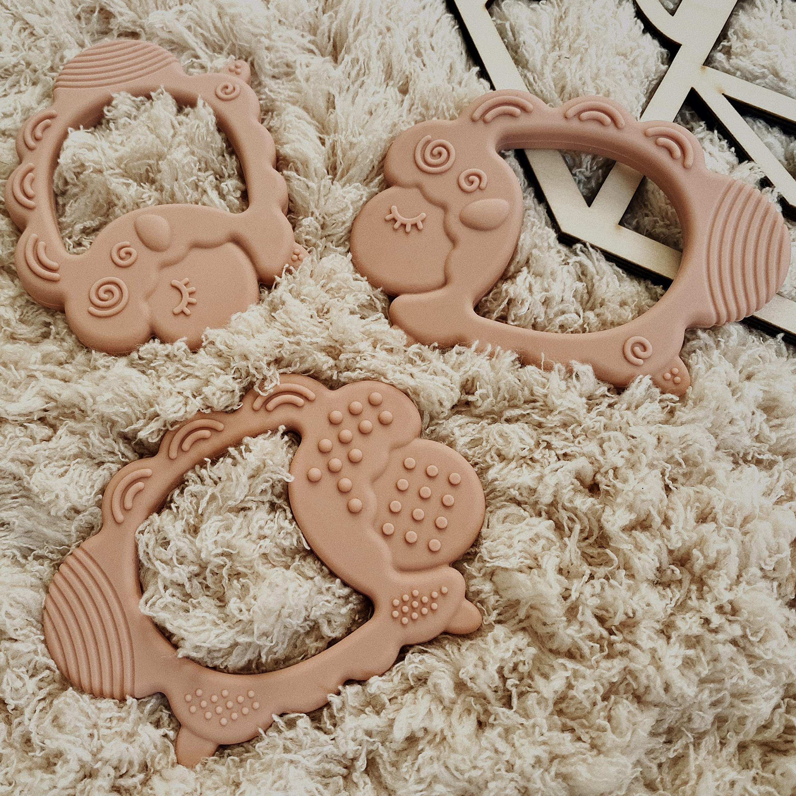 Moonkie Lamb teether meets safety standards for peace of mind during play.