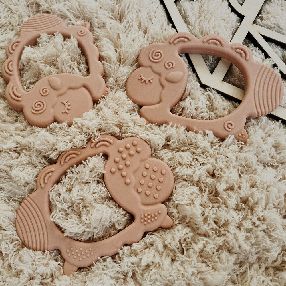 Moonkie Lamb teether meets safety standards for peace of mind during play.
