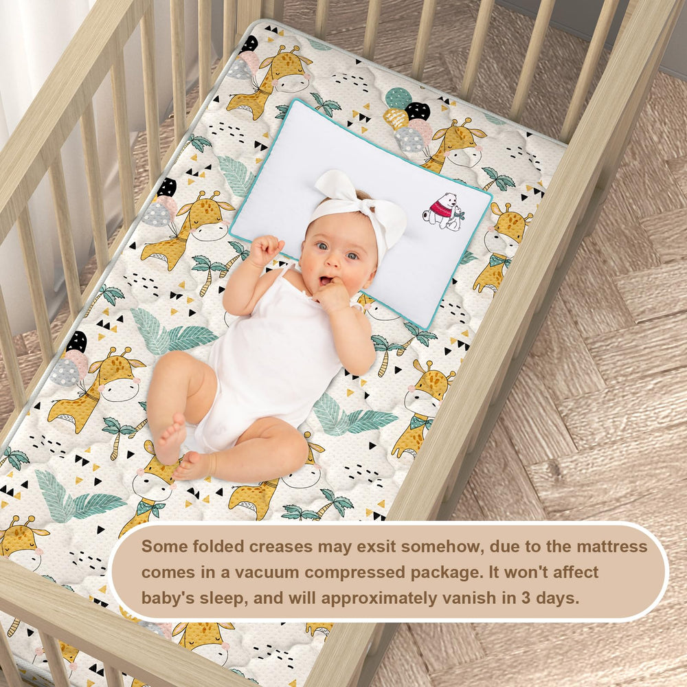 Moonlightfamily mattress in a nursery scene supports safe, cozy sleep.