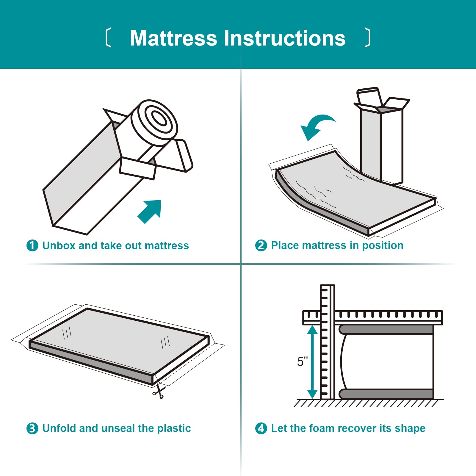 Moonlightfamily toddler mattress removable machine-washable cover for easy care.