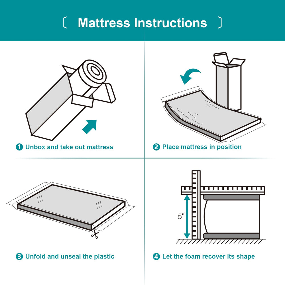 Moonlightfamily toddler mattress removable machine-washable cover for easy care.