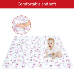 Moonsea 50x50 mat back uses anti-slip backing for safe play