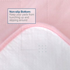 Moonsea absorbent washable bed pad is reusable and easy to care for.