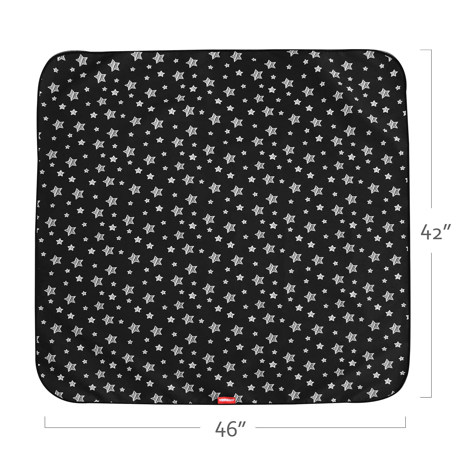 Moonsea anti-slip base prevents shifting on floors and tables.
