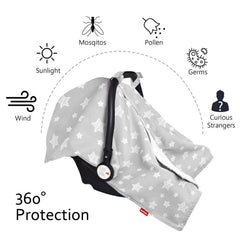 Moonsea canopy interior features soft minky lining for cozy warmth