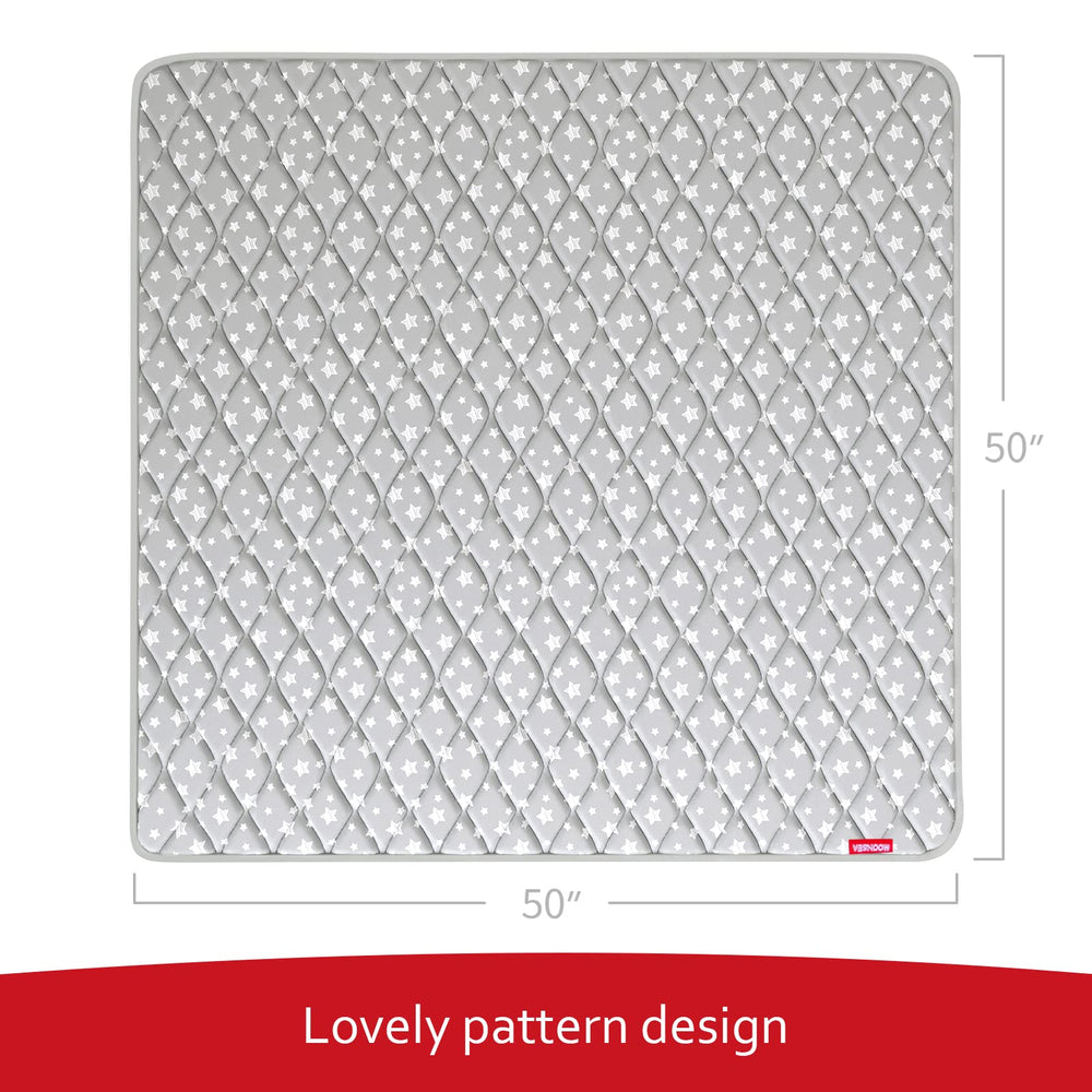 Moonsea mat with non-slip back for safer playtime.