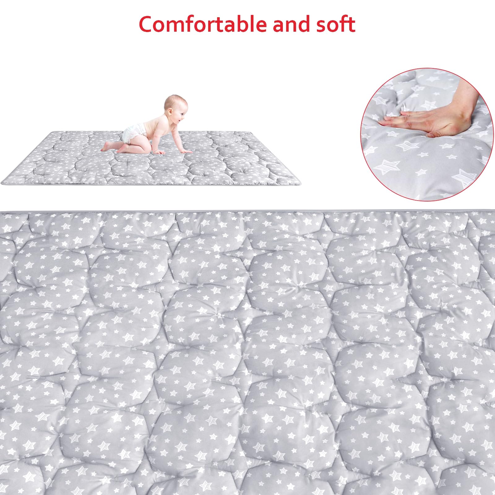 Moonsea 74x50 folded design for compact storage and portability