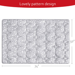 Moonsea non-slip back keeps mat secure during active play