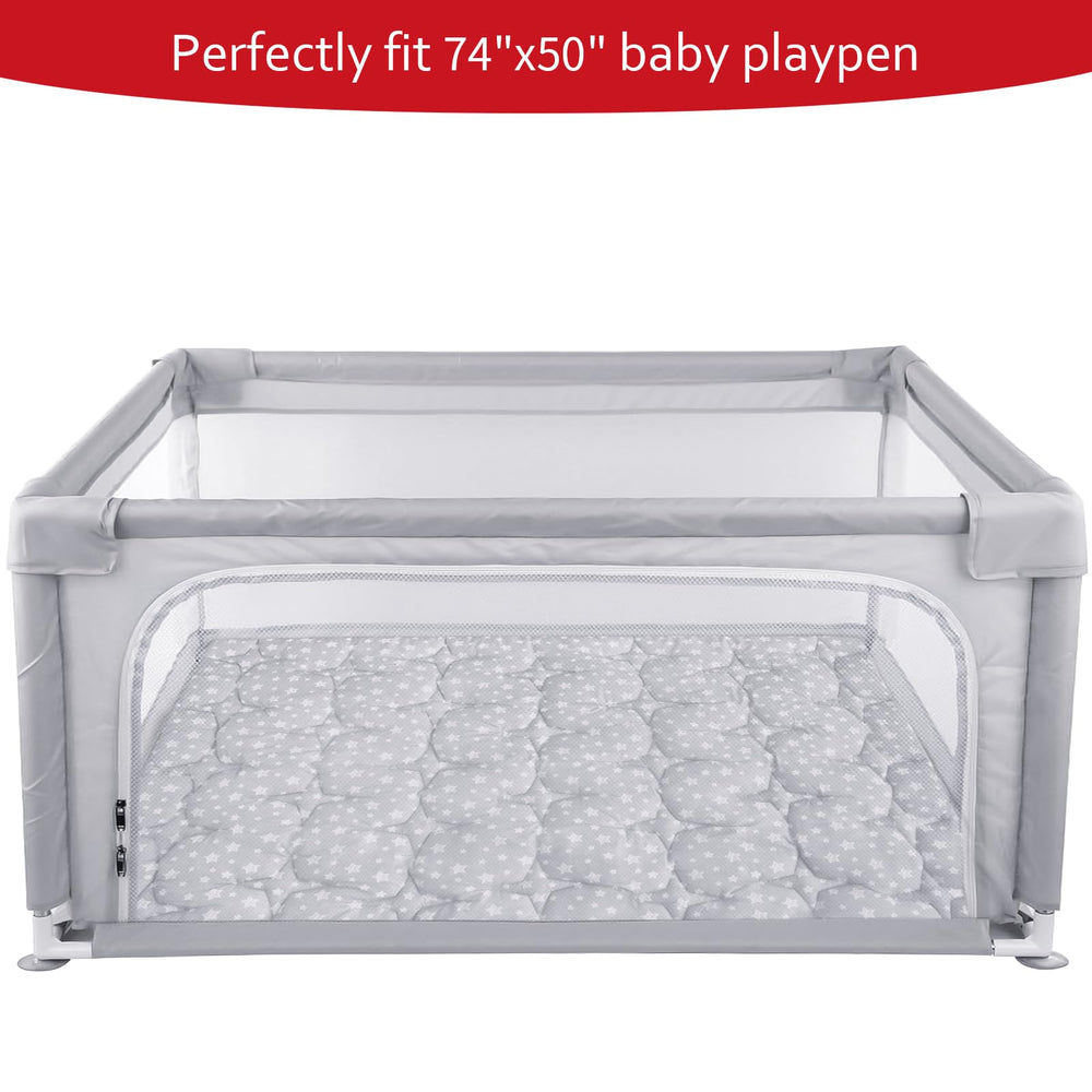 Moonsea star-pattern grey surface fosters calm, focused playtime