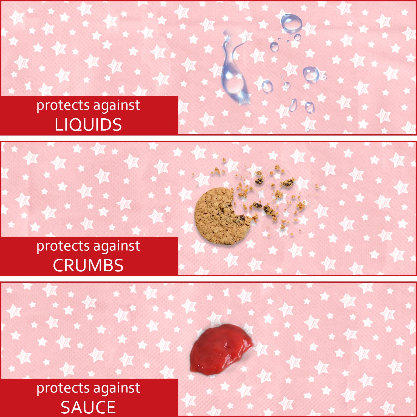 Moonsea washable mat is easy to wipe clean after crafts.