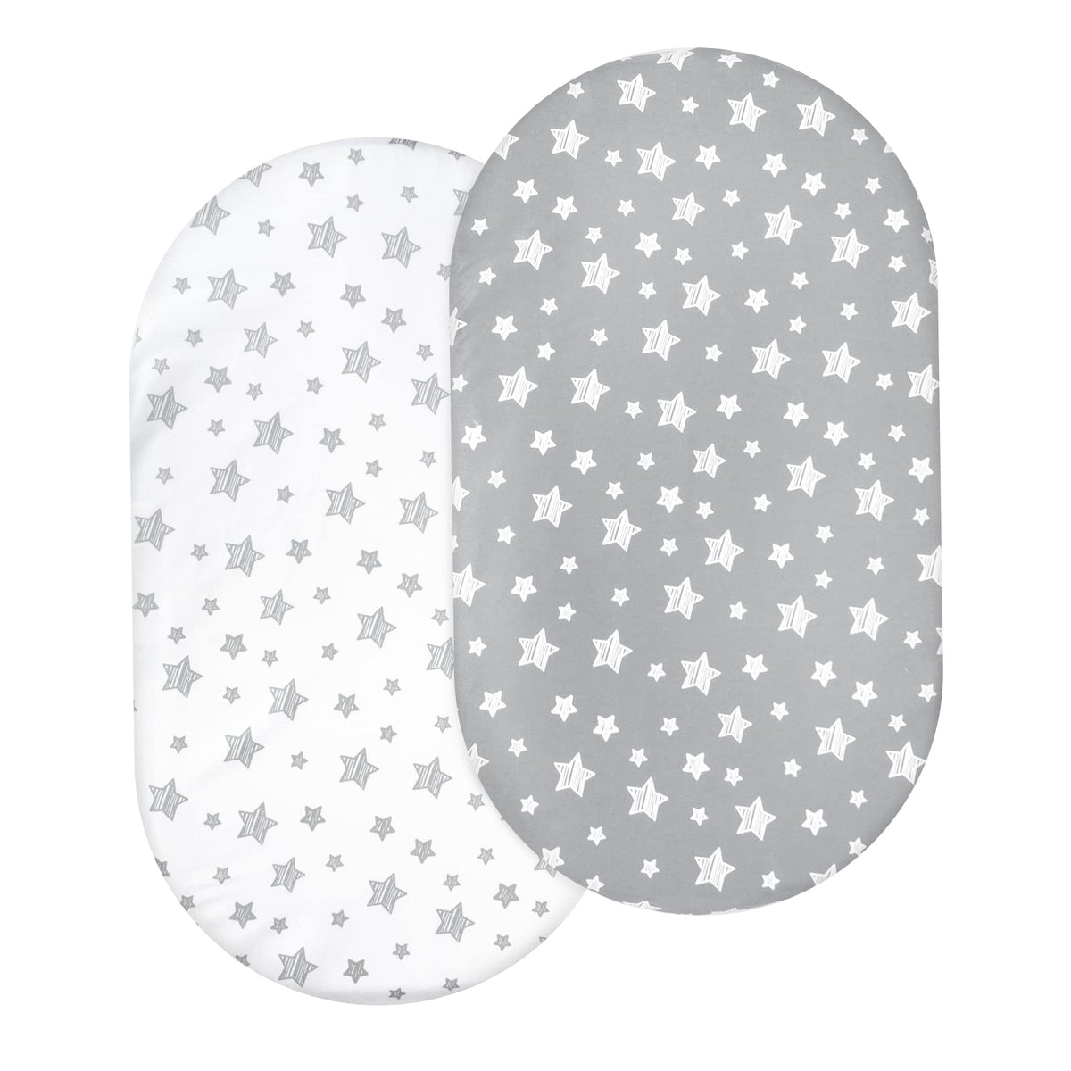 Moonsea bassinet sheets universal fit with elastic bottom for secure sleep.