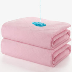 Moonsea bed pad 34x36 waterproof surface protects skin during sleep.