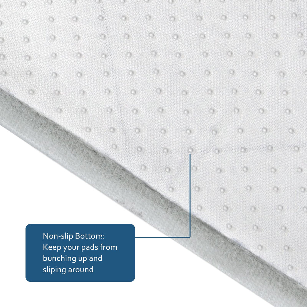 Moonsea four-layer quilted bed pad for softness and quick absorption