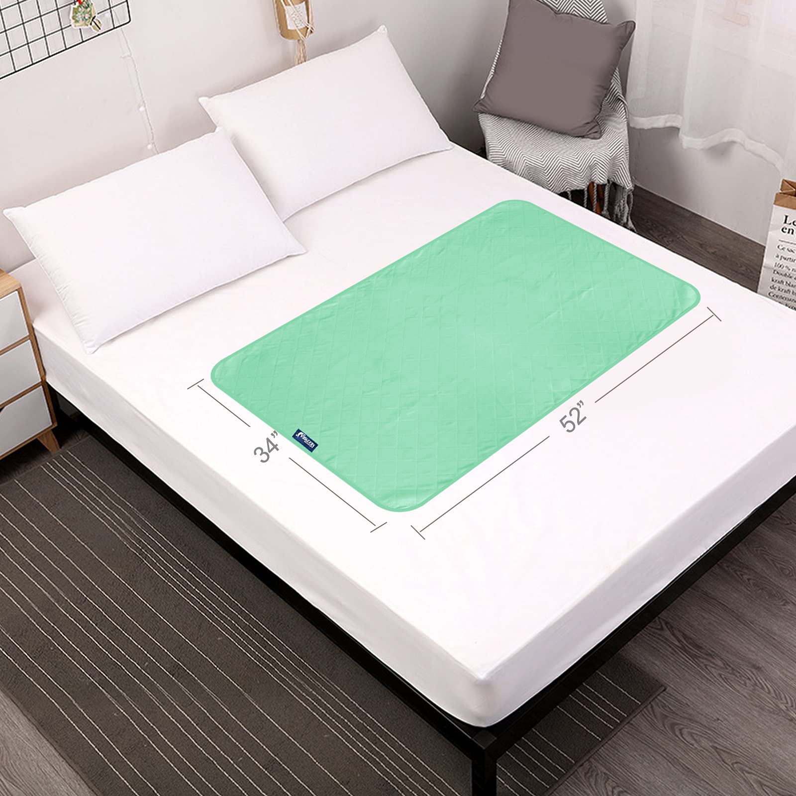 Moonsea bed pad shown as pet training or potty pad.