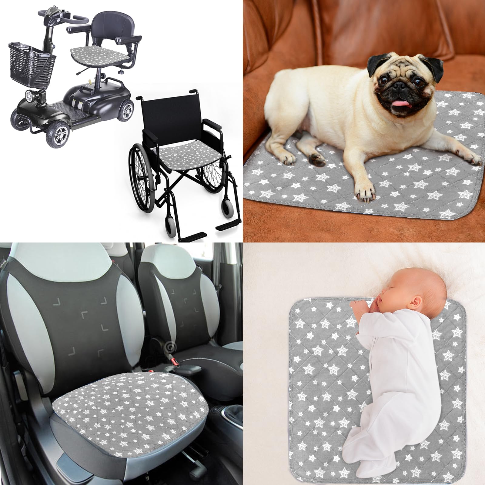Moonsea washable bed pad durability with 300+ washes keeps softness.