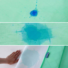 Moonsea bed pads top fabric closeup highlights soft brushed polyester for comfortable skin contact
