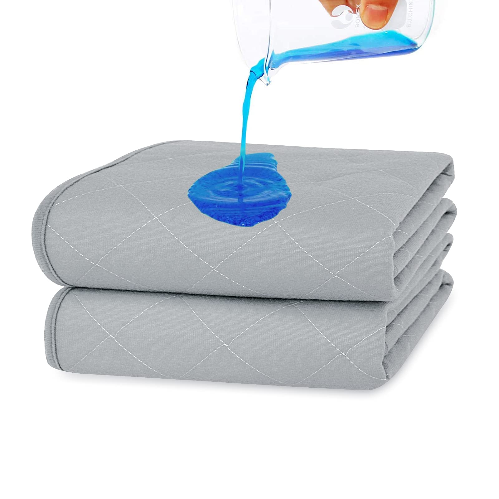 Moonsea bed pads 34x72 inch size designed for easy care and longevity.