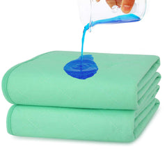 Moonsea bed pads front view showing large 34x36 coverage for beds and furniture