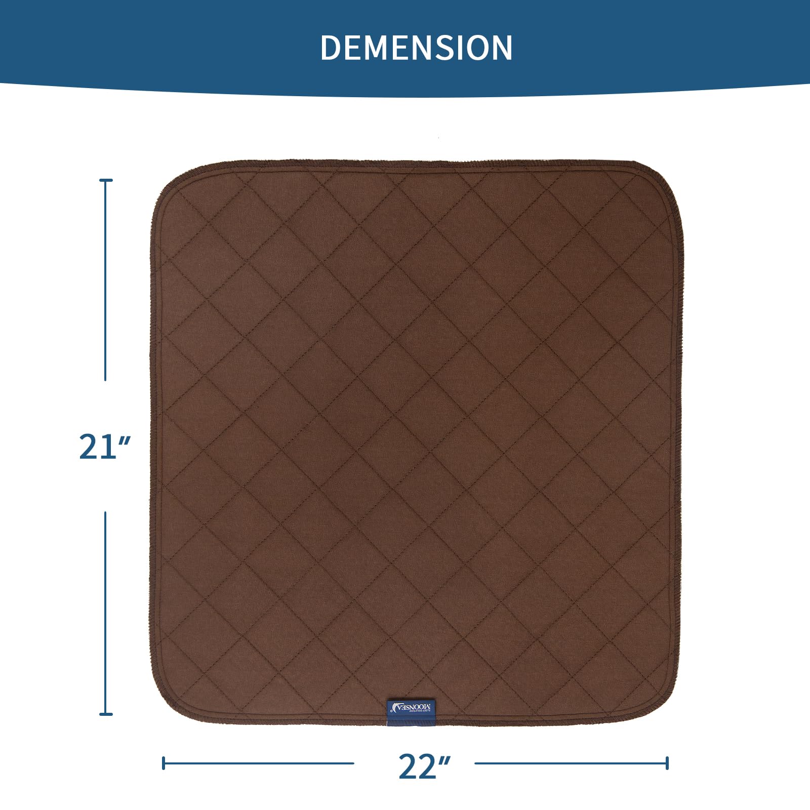 Moonsea chair pad in use on wheelchair scenario.