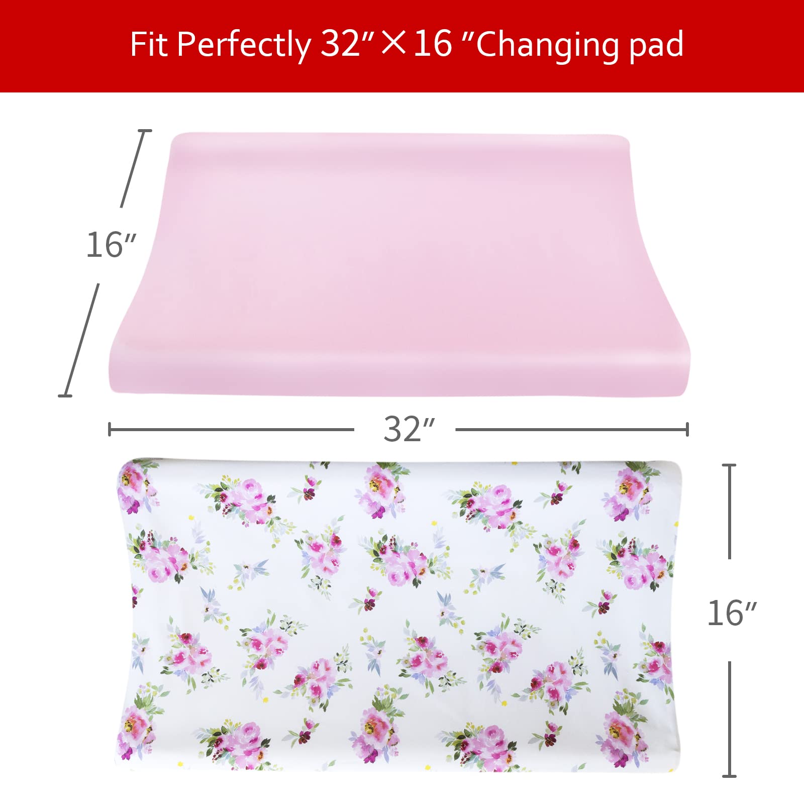 Moonsea breathable fabric helps keep baby comfortable during changes.