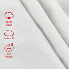 Moonsea changing pad cover shown with secure elastic fit on standard pads.